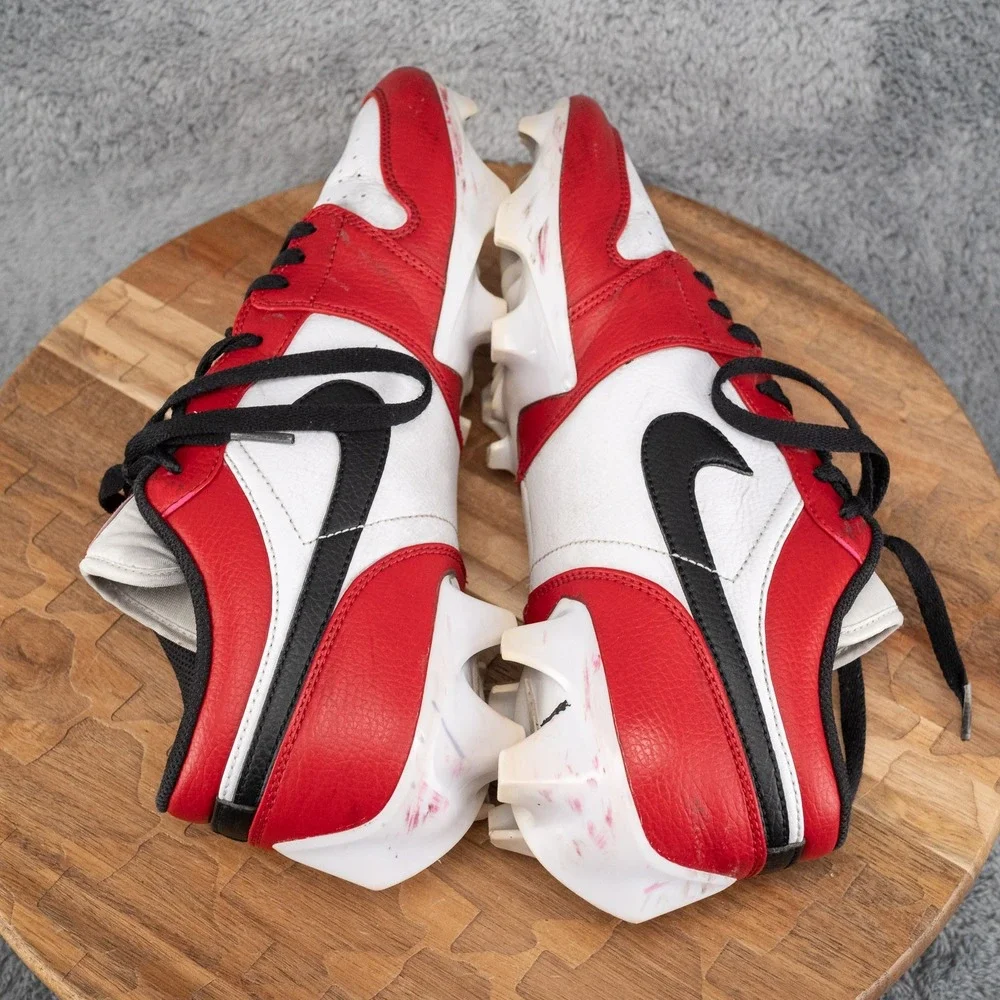 Nike Jordan 1 Low TD Chicago Vapor Edge Men's 11 FJ6245-106 Football Cleats